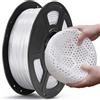 ANYCUBIC Filamento TPU 1,75 mm, Flessibile e Morbido, Bianco Latte 1KG | TPU 95A Filamento per Stampante 3D, Supporta L'alta Velocità, Precisione Dimensionale di +/- 0,03 mm