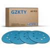 GZKTY 80Pz Dischi Abrasivi 125mm, Carta Abrasiva, Grana 150, 8 Fori, Abrasivo Resistente All'intasamento Per Levigatrice Rotorbitale Levigatrice Lucidatrice