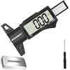 GODESON Spessimetro per Pneumatici Digitale, Intervallo 0-25,4mm/1 Pollici, Impermeabile IP54 Misuratore di Profondità con Ampio Display LCD, per Auto, Moto e Vans