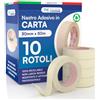 DNK TRADE 10 Rotoli Nastro Carta Imbianchini Carta Gommata Professionale Pittura | DNK TRADE Riciclabile per Mascheratura Imbiancatura