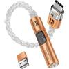 Yinyoo KBEAR - Adattatore audio DAC per cuffie da USB C a 3,5 mm, arancione | Dongle audio DAC ad alta risoluzione con KT0231H DAC + HT97220 Amp compatibile con iPhone 15, Android, laptop e tablet