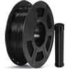 ANYCUBIC Filamento TPU 1,75 mm, Flessibile e Morbido, Nero 1KG | TPU 95A Filamento per Stampante 3D, Supporta L'alta Velocità, Precisione Dimensionale di +/- 0,03 mm