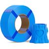 DEEPLEE Filamento PLA Basic 1.75 mm, Confezione Senza Bobina Zero Sprechi, Azzurro 1 kg, Precisione ±0.02 mm, Avvolgimento Anti Groviglio per Stampanti 3D FDM