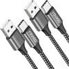 RAVIAD Cavo USB Type-C [2Pezzi, 1m] Cavo USB C Ricarica Rapida 3A QC 3.0 | Nylon Intrecciato Cavo Ricarica USB C per Samsung Galaxy S25/ S24/ S23/ S22, iPhone 17 16 15 Pro Max Plus, P60 P50, Pixel