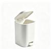 Garvee Pattumiera da cucina 6L rettangolare, acciaio inox 410 resistente, coperchio spesso soft-close, pedale silenzioso, secchio interno e base in PP, design moderno per cucina, bagno e soggiorno -