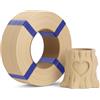 DEEPLEE Filamento PLA Basic 1.75 mm, Confezione Senza Bobina Zero Sprechi, Beige 1 kg, Precisione ±0.02 mm, Avvolgimento Anti Groviglio per Stampanti 3D FDM
