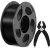 ANYCUBIC TPU Filamento 1,75 mm, TPU per ACE Filament, Flessibile e Liscio, Compatibile con la Stampa ad Alta Velocità, identificazione intelligente, 1 kg, nero