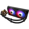 Thermalright TR-Thermalright FW240 Black ARGB Liquid CPU Cooler, Schermo LCD IPS da 2,4 pollici con risoluzione 320x240 - Magnetico, tema schermo DIY, per AM4/AM5, LGA1851/1700/115x