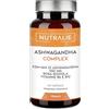 NUTRALIE Ashwagandha KSM-66 - Rhodiola Rosea Vit B6 B12 - Ginseng Indiano | Withania Somnifera - BIO-disponible - 60 Capsule Vegane Ashwagandha Complex Nutralie