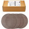 GZKTY 50 Pezzi Rete Dischi Abrasivi 150mm, Grana 240, Per Levigatrice Orbitale da 150mm e Levigatrici per Legno per la levigatura di superfici dure, legno, stucco, vernice, metallo