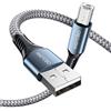ANDTOBO Cavo Stampante USB 2.0 [2M], Cavo USB B a USB A, Cavo USB Tipo A Maschio a Tipo B Maschio Per Stampante HP, Canon, Dell, Panasonic, Epson, Lexmark, Xerox, Samsung Brother, Scanner, Fax ecc