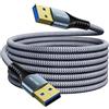 ANDTOBO Cavo USB 3.0 Maschio Maschio 2 Metri, Cavo USB Doppio Maschio A Maschio A 5Gbps per Raffreddamento PC Portatile, Dischi Rigidi, Computer, Lettore Blu-Ray, DVD