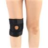 GUTEINTE Tutore per Ginocchiera Rotula, Ginocchio Support Bandage, Supporto Fascia per Sport e Dolori Muscolari, Regolabile, Unisex (1, Nero intenso, Taglia unica)