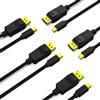 BENFEI Cavo Mini DisplayPort a DisplayPort 1,8 Metri, 5 Confezioni Mini DP (Compatibile con Thunderbolt) a Cavo DP Maschio a Maschio Cavo Placcato in Oro, Supporta 4K@60 Hz, 2K@144 Hz