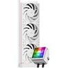 Thermalright TR Hyper Vision 360 UB ARGB Bianco AIO Raffreddatore Liquido per AM5 / Intel LGA1851 / 1700, Schermo LCD assorbente magnetico da 3,95 pollici con risoluzione di 480 x 480 per immagini