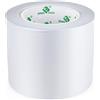 BOMEI PACK Nastro adesivo in foglio di alluminio da 1 pezzi, nastro adesivo isolante in foglio di alluminio 100mm × 50m per condotti e tubi (Bianco)