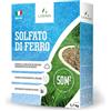 LERAVA® Solfato di Ferro (50m²) - Antimuschio per prato - Correttore pH e Anti-Ingiallimento - Antingiallente Fogliare - Correttore Clorosi Ferrica - Ferro per piante - concime granulare