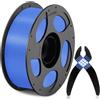 ANYCUBIC TPU Filamento 1,75 mm, TPU per filamento ACE, flessibile e liscio, compatibile con l'alta velocità, identificazione intelligente, 1 kg blu