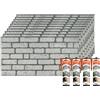 IZODEKOR Pannello da parete effetto pietra, 100 x 50 x 2 cm, effetto 3D, per cucina e soggiorno, utilizzabile in interni ed esterni, 10 pezzi con colla di montaggio