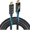 CHENLENIC Cavo USB4, con cavo Thunderbolt 5, ricarica 240 W, dati 80 Gbps, gen4,16K@60Hz 4K120Hz HDR, USB C a USB C, per Hub, Dock, M2, M3, SSD, laptop, monitor (TB5 80G 240W 1M)