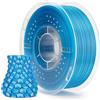 ELEGOO PLA Seta Filamento 1,75 mm Blu Cielo 1KG | Precisione Dimensionale +/- 0,02 mm, Adatto alla maggior parte delle Stampanti 3D FDM