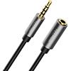 deleyCON 10m Prolunga Headset CTIA 4 Poli TRRS Microfono 3,5mm Jack Cavo Prolunga Cuffie AUX Connettori Metallo Stereo Audio PC Smartphone Tablet HiFi Ricevitore