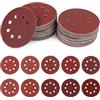 KORVORIA 120 Pezzi Dischi Abrasivi 125mm, Rotondi Carta Vetrata Abrasiva Grana 40/60/80/100/150/180/240/320/400/600