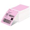 MUNBYN Etichette di spedizione rosa 4x6 Etichette DHL (500 pezzi 10,2 x 15,2 cm) Etichette di spedizione in carta termica per stampanti di etichette Carta per etichette impermeabile 4XL, senza BPA/BPS