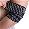 GUTEINTE Tutore Gomitiera, Gomitiera di Compressione Manicotto, Fascia Elastica Bendaggio per Protezione Braccio, Tendinite Muscoli Articolazioni Bodybuilding (2, Nero argento, Taglia unica)