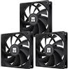 Thermalright TR TL-C12C X3 Ventola di raffreddamento per alloggiamento da 120 mm, ventola per computer silenziosa PWM a 4 pin con cuscinetto S-FDB incluso, ventola di raffreddamento fino a 1550 rpm