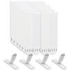flintronic Strisce Adesive, 24 paia (48 Strisce) Appendi Quadri Adesive, con Gancio Resistente all'Acqua, per Appendere Posters, Foto, Disegni, Documenti(19 * 92mm)