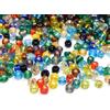 Perlin 6500 Perline in Vetro da 2 mm, Con Inserto in Argento, Foderate, 11/0, Perline Pony, Colori Assortiti