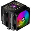 Thermalright TR Peerless Assassin 120 Vision ARGB Black CPU, dissipatore di calore con 2 ventole PWM, display con magnete da 2,8 pollici, risoluzione 320 x 240, per illuminazione LGA1851/1700, AM5, 5 V ARGB