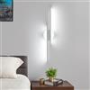 Mckalen 24W Applique da Parete Interno LED Bianca 60CM Bianco Freddo 6500K | 24W 2700LM LED Lampada da Parete in Acrilico, Moderno Lampada a Muro per Camera da Letto Lampada Soggiorno Scale Corridoio