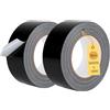 SUPAWAY 2 x Rulli di Nastro Nero 50 mm x 30 m, Nastro di Riparazione Rinforzato, Resistente all'Acqua, Universale per Interno e Esterno, Alta Resistenza per Riparazioni, Fai-da-te e Progetti Vari