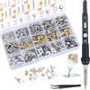 Preciva 716 Pezzi Inserto Filettato M2/M3/M4/M5/M6 rivetti filettati,helicoil kit,inserti filettati per Saldatura per Inserto Filettato, Per Stampa 3D