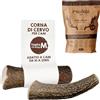 MAIKAI Corna di Cervo per Cani M 2 Pezzi - Masticativo Naturale | Osso da masticare resistente e di lunga durata per cani