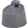 Iris Ohyama, Fontana d'acqua da interno con capacità 1.2 Lacqua perfettamente depurata, filtro al carbone incluso per cane e gatto - Pet Water Fountain PWF-200, Grigio