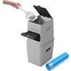 Neakasa PooGuard - Pattumiera per lettiera per gatti, da 9,2 l, per lettiera di gatti, escrementi di cani e pannolini, con finestra, apertura più ampia e sacchetto di ricarica per 4 mesi (grigio)