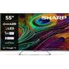 SHARP 55JP7265E 55" GOOGLE TV MINILED QLED 4K FRAMELESS HARMAN / KARDON AUDIO