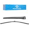 Metalcaucho Tergicristallo posteriore 68240 posteriore Refil spazzola tergicristallo con guida elastica integrata 390mm Compatibilità con AUDI A1 Hatchback 8X1, 8XK Q7 4LB A4 B9 Avant 8W5, 8WD Q5 FYB