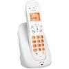 SPC KAIRO - Telefono cordless, tasti e display illuminati, Bianco | Blocco chiamate, identificazione del chiamante, compatibilità GAP, funzione vivavoce e rubrica telefonica da 30 contatti