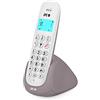 SPC ART - Telefono fisso cordless, ID chiamante e vivavoce, Bianco | Display retroilluminato blu, funzione silenziosa, compatibilità GAP, modalità risparmio energetico ECO e rubrica telefonica