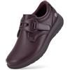 FitVille Scarpe Larghe Donna in Pelle Leggere e Comode per Passeggio per Piedi Sensibili