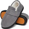 Mishansha Pantofole Uomo, Ciabatte da Casa Invernali Peluche Taglie 39-48 | Calde Chiuse,Babbucce Peluche,Memory Foam Ciabatte,Pantofole Uomo Chiuse