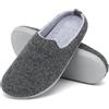 Mishansha Pantofole in Feltro Donna Uomo Invernali Ciabatte Casa 36-47 | Leggere Pantofole Invernali Chiuse con Feltro,Solette Rimovibili,Antiscivolo e Comode