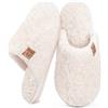 Misolin Pantofole Donna Invernali Peluche Caldo e Memory Foam | Ciabatte Casa Invernali, Morbide & Comode Slippers, Fodera in Peluche, Antiscivolo, Interno/Esterno