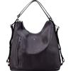 SKYLE Borsa in Pelle per Donna - Borsa a Spalla Convertibile in Zaino Spazioso con Design Italiano Elegante, Tasca Frontale con Cerniera Verticale, Dettagli in Nichel Resistente