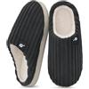 Coswind Pantofole Donna Uomo Invernali Calde Ciabatte Casa in Memory Foam | Velluto Coste, Fodera in Peluche, Morbide & Comode Slippers, Antiscivolo, Interno e Esterno