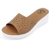 JOMIX Ciabatte Donna Estive Anatomiche Pantofole Zeppa Comode da Casa Made in Italy